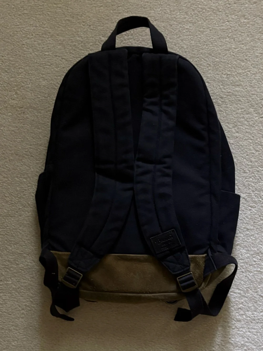 Brixton Men's Basin Black Backpack.